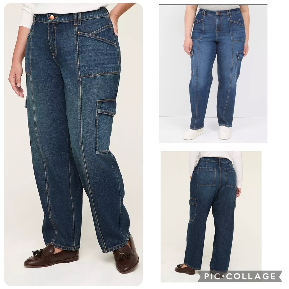 Lane Bryant Straight Cargo Jean
